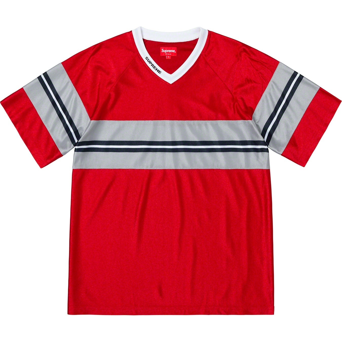 Dazzle Chest Stripe S/S Top view 5